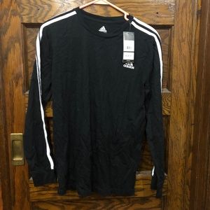 Adidas black long sleeve shirt